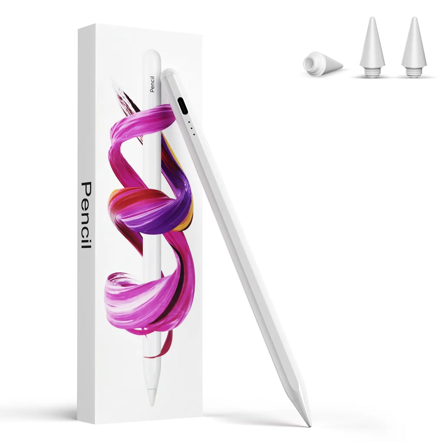 Stylus Pen for Ipad, Compatible with Apple Ipad 2018-2025,Fast Charging, Palm Rejection & Tilt Sensitivity for Drawingand Writing, Fits Ipad Pro 11"/13"/M4, Air 11"/13" M3/M2, Mini7/6/5, A16/11Th-6Th Gen Backtoschool