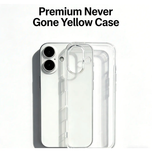 Valentine Gift Clear Iphone Case Transparent İPhone 17 Pro Cases Shockproof Iphone Case Clear Transparent Phone Case for Iphone 11–17 Pro Max| Drop-Proof Cover No Yellow Case