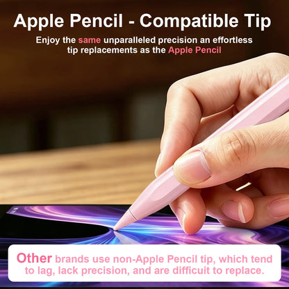 Stylus Pen for Ipad, Compatible with Apple Ipad 2018-2025,Fast Charging, Palm Rejection & Tilt Sensitivity for Drawingand Writing, Fits Ipad Pro 11"/13"/M4, Air 11"/13" M3/M2, Mini7/6/5, A16/11Th-6Th Gen Backtoschool