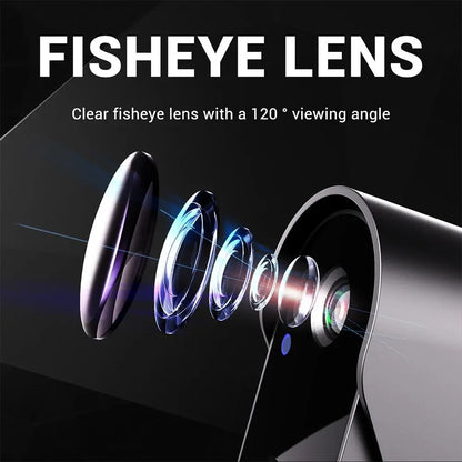 【Summervibes】X8 Wireless Doorbell Camera, Rechargeable Smart Visual Doorbell, Night Vision, Two-Way Talk, Waterproof Home Security Camera with Sensor Alarm Video Intercom Privacy Video Intercom Privacy